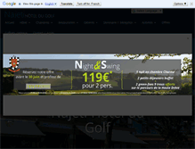 Tablet Screenshot of golf.najeti.fr