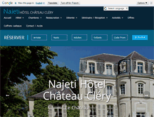 Tablet Screenshot of clery.najeti.fr